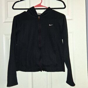 Nike Black Zip Up Hoddie